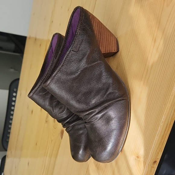 New Blowfish Malibu Brown Leather Heeled Slouch Mule Clogs 8.5 - Picture 16 of 16